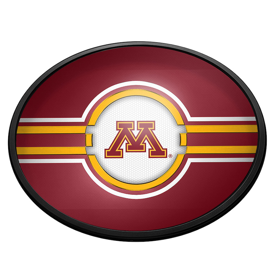 Minnesota Golden Gophers Slimline LED Wall Sign ~ OVAL PRIMARY