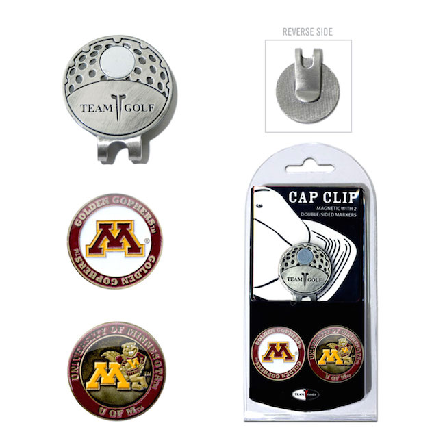 Minnesota Golden Gophers Hat Clip With 2 Ball Markers