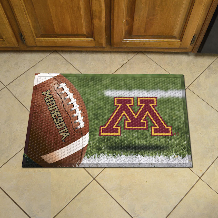 Minnesota Golden Gophers Ball Style SCRAPER Door Mat