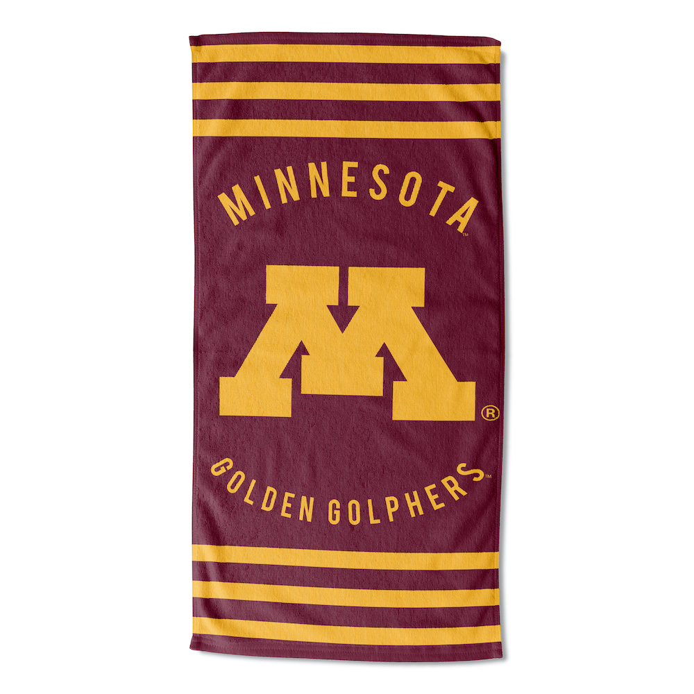 Minnesota Golden Gophers Beach Towel