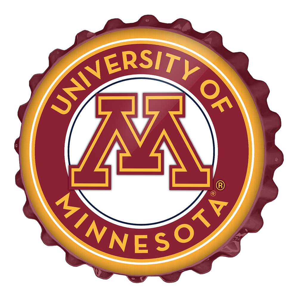 Minnesota Golden Gophers Bottle Cap Wall Sign