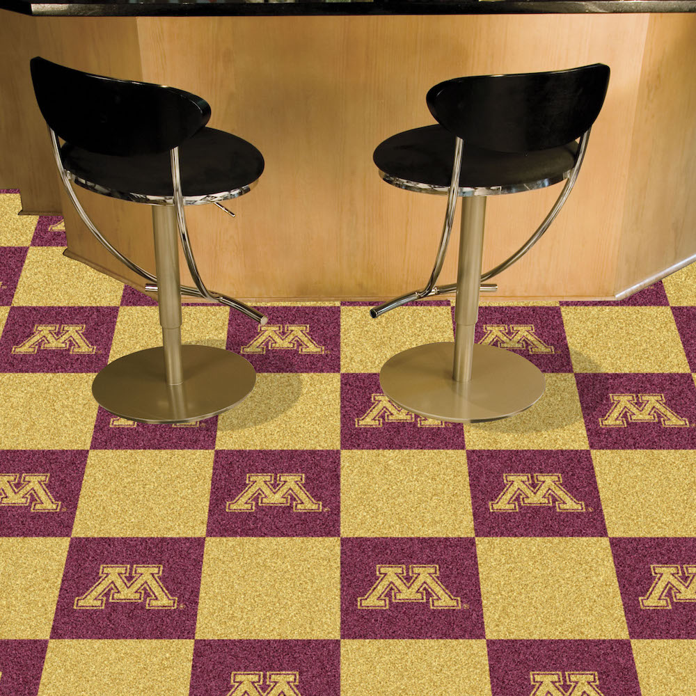 Minnesota Golden Gophers Carpet Tiles 18x18 in.