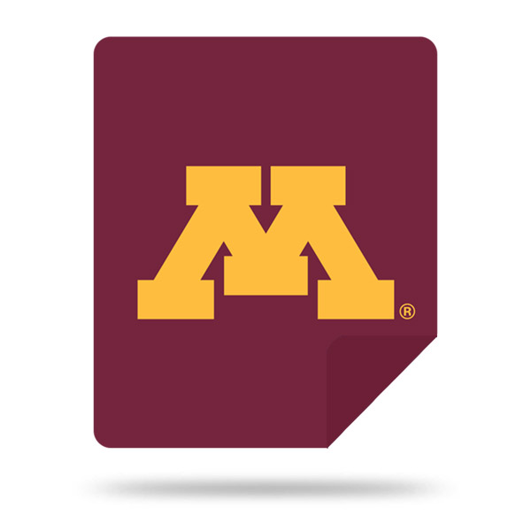 Minnesota Golden Gophers DENALI Silver Knit Throw