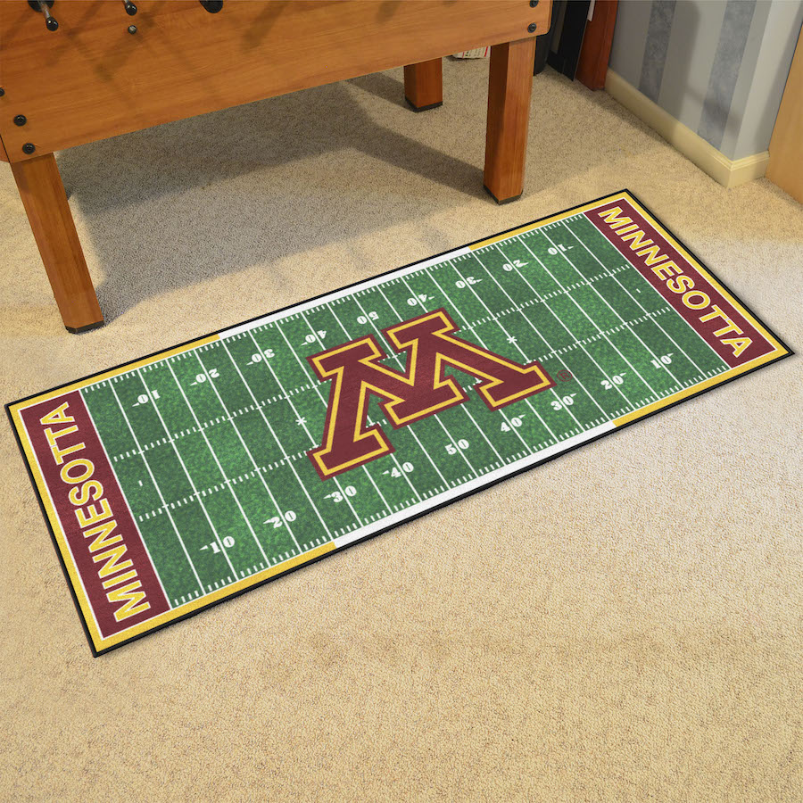 Minnesota Golden Gophers 30 x 72 Football Field Carpet Runner