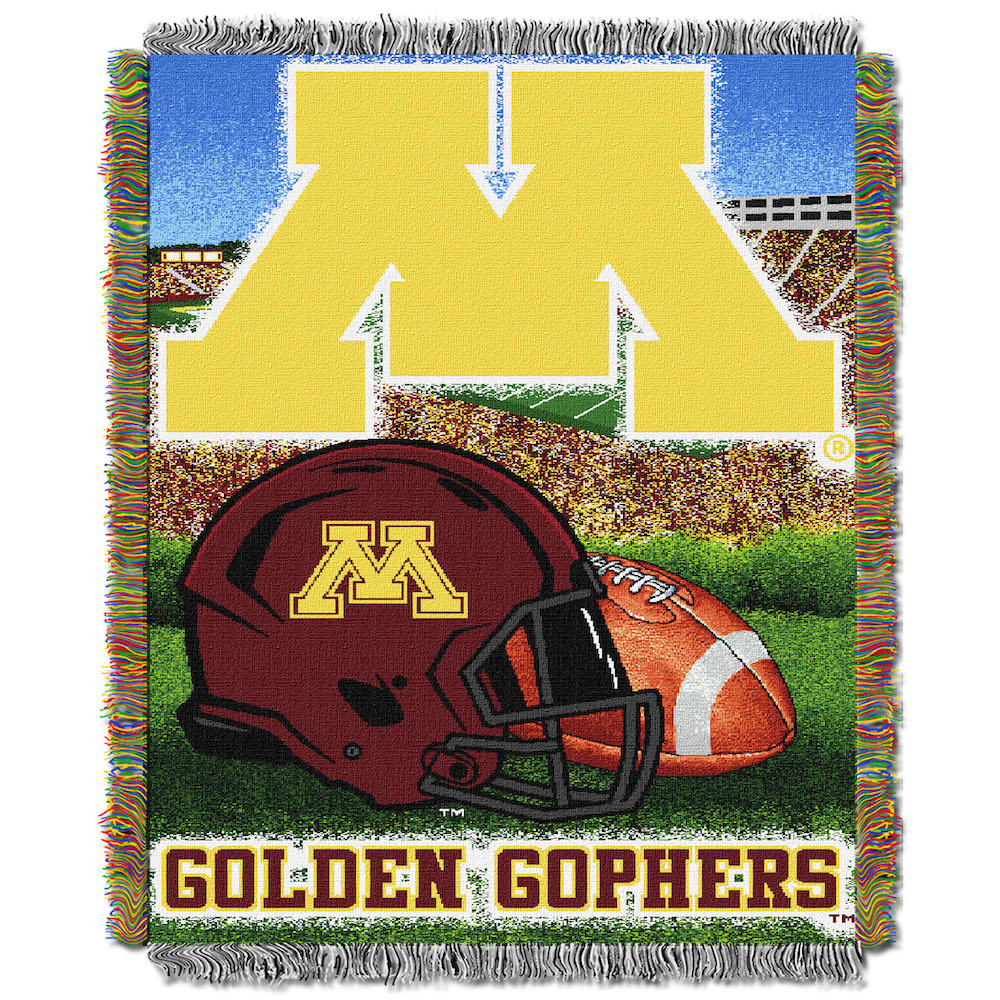 Minnesota Golden Gophers Home Field Advantage Series Tapestry Blanket 48 x 60