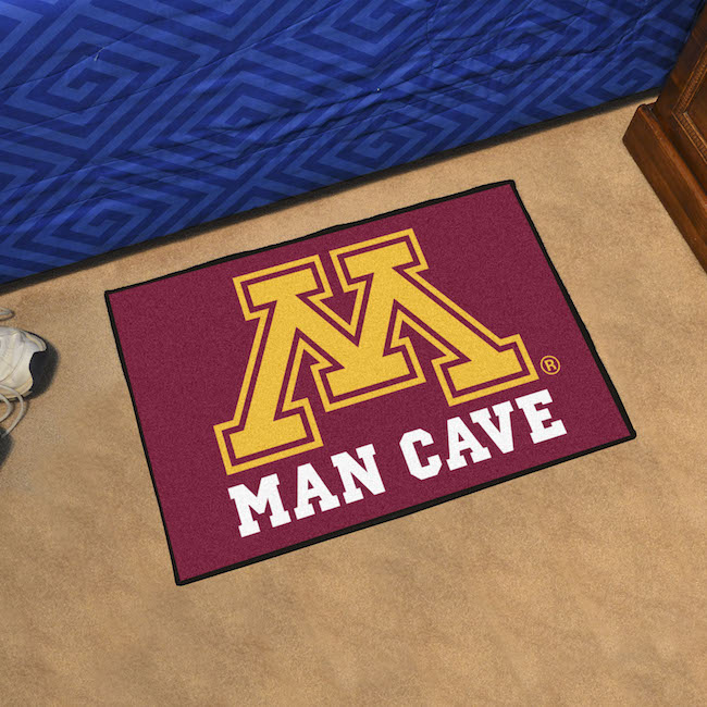 Minnesota Golden Gophers MAN CAVE 20 x 30 STARTER Floor Mat