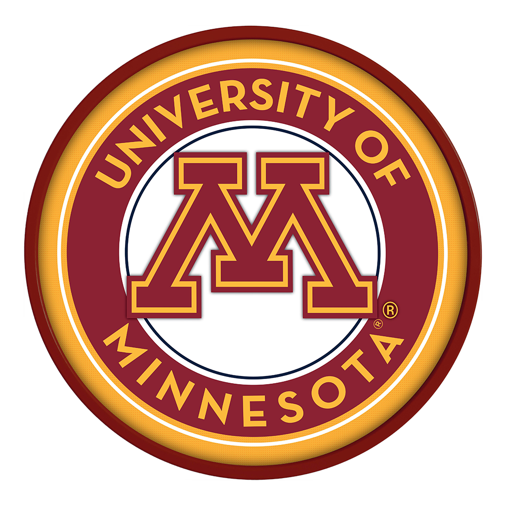 Minnesota Golden Gophers Modern Disc Wall Sign