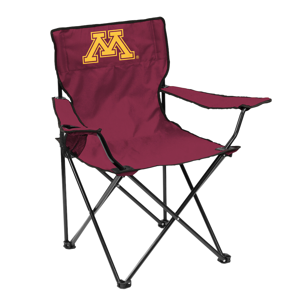 Minnesota Golden Gophers QUAD style logo folding camp chair