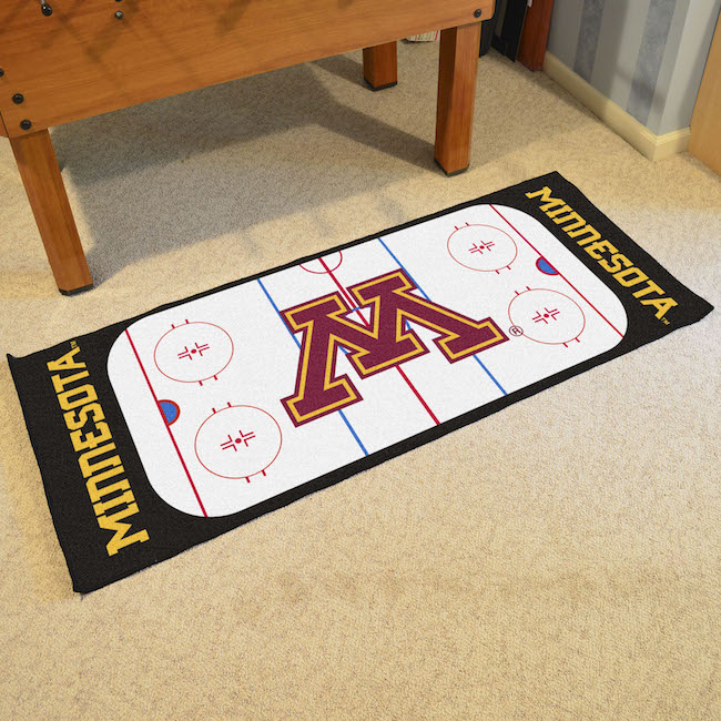 Minnesota Golden Gophers 30 x 72 Hockey Rink Carpet Runner