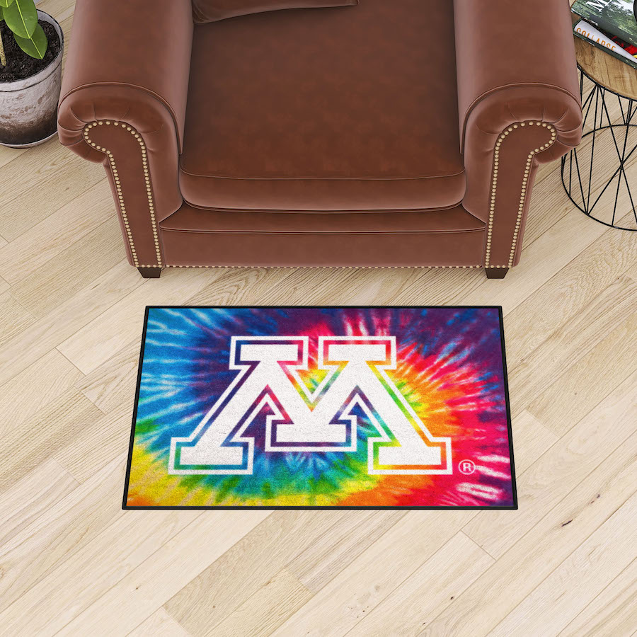 Minnesota Golden Gophers TIE-DIE 20 x 30 Starter Floor Mat