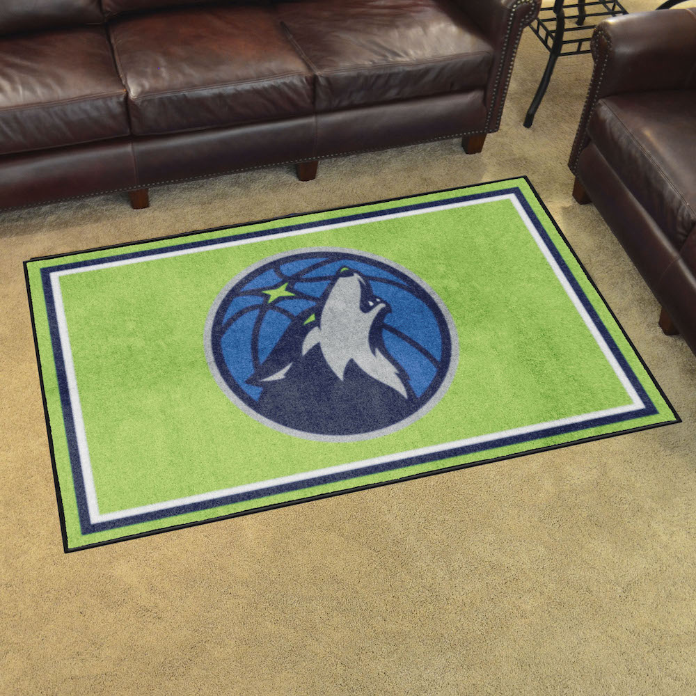 Minnesota Timberwolves 4x6 Area Rug - 2nd Logo