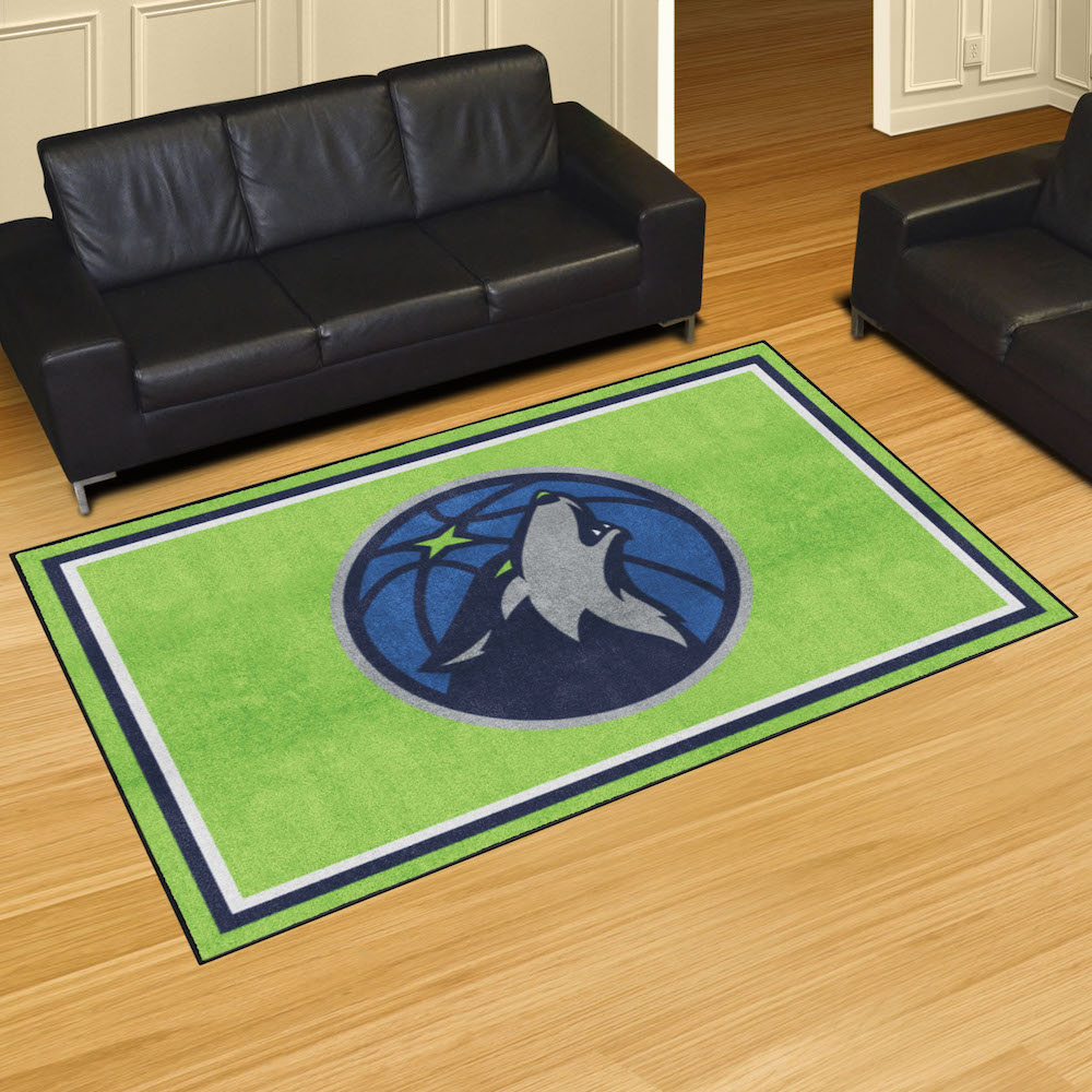 Minnesota Timberwolves 5x8 Area Rug - 2nd Logo