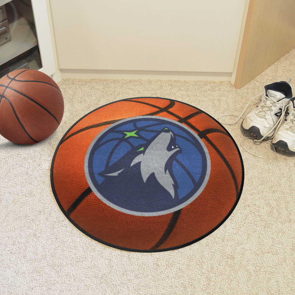 Minnesota Timberwolves BASKETBALL Mat - 2nd Logo