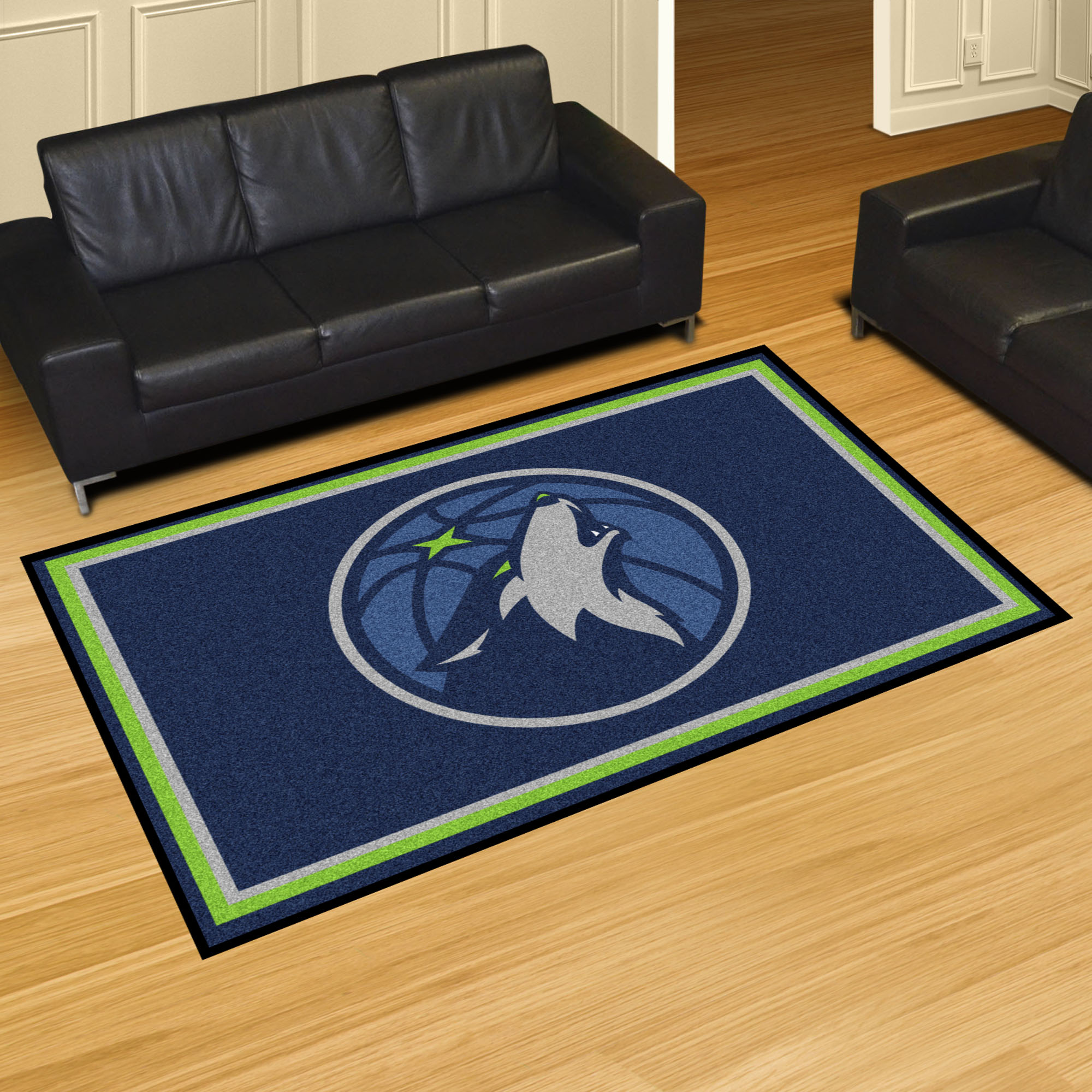 Minnesota Timberwolves 5x8 Area Rug