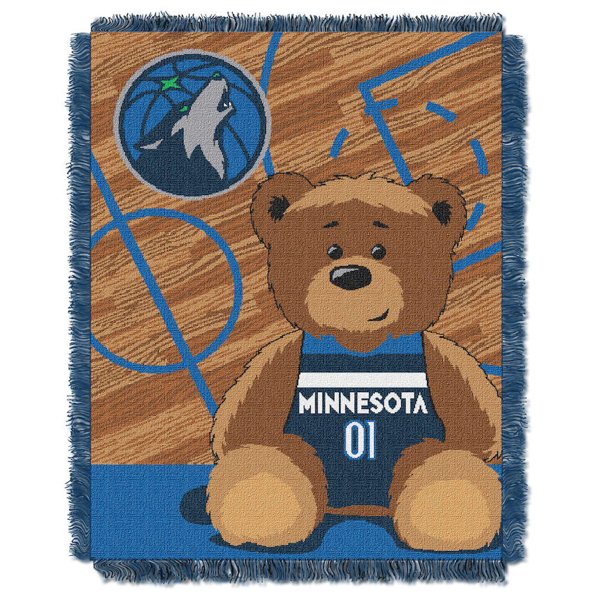 Minnesota Timberwolves Woven Baby Blanket 36 x 48