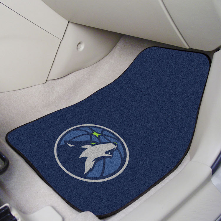 Minnesota Timberwolves Car Floor Mats 18 x 27 Carpeted-Pair