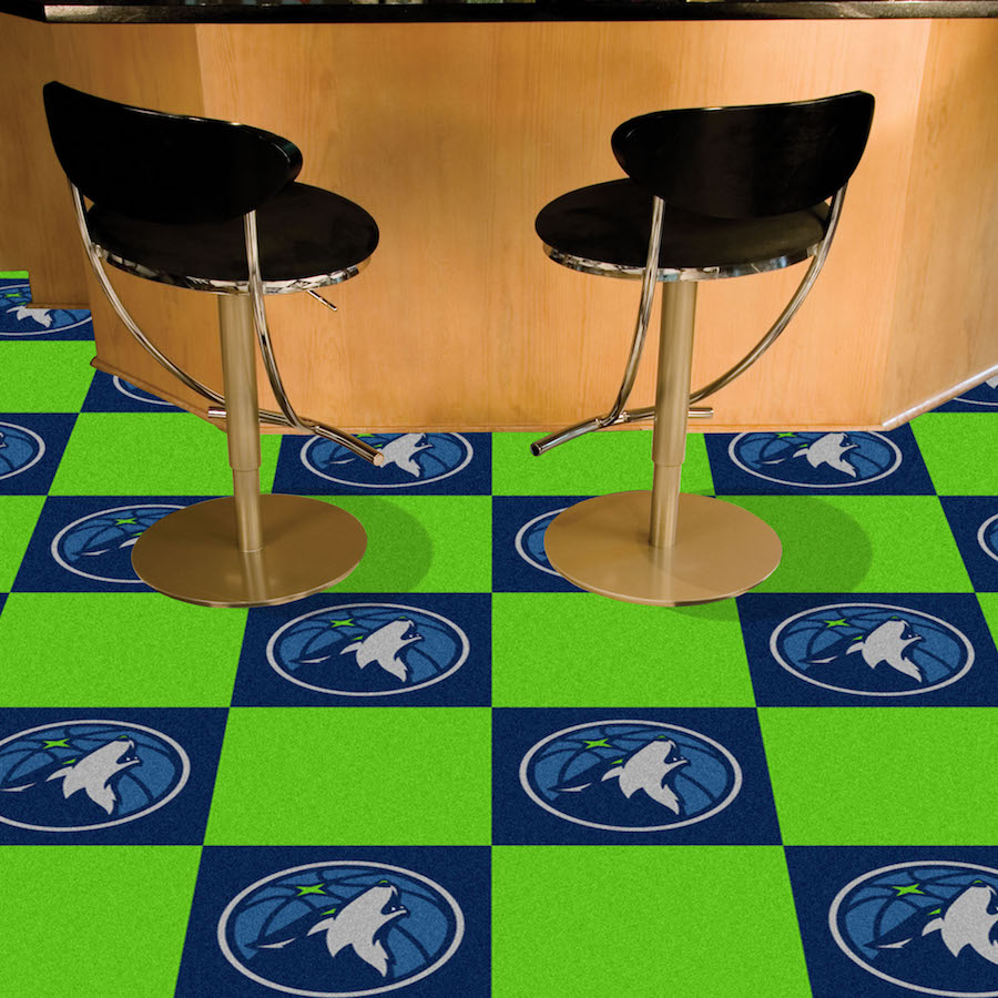 Minnesota Timberwolves Carpet Tiles 18x18 in.