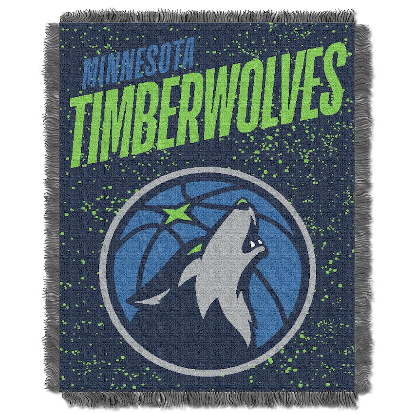 Minnesota Timberwolves Double Play Tapestry Blanket 48 x 60