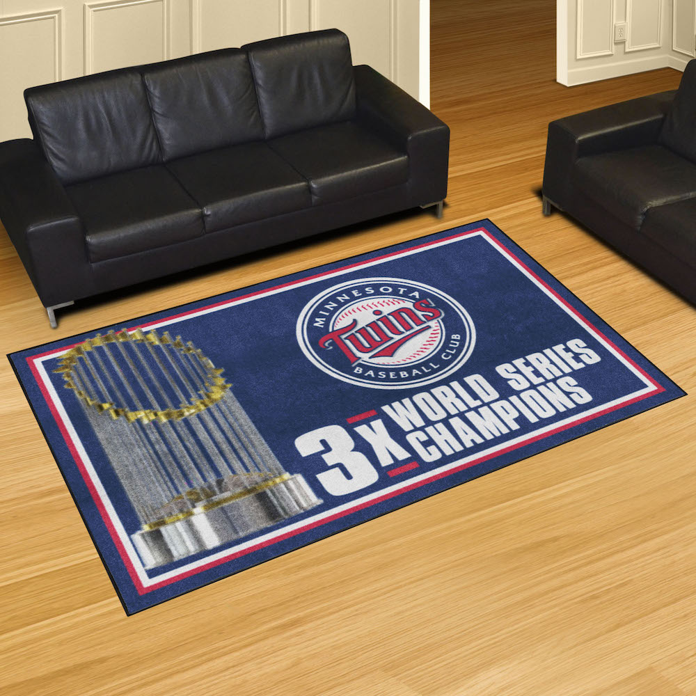 Minnesota Twins 5 x 8 DYNASTY Area Rug