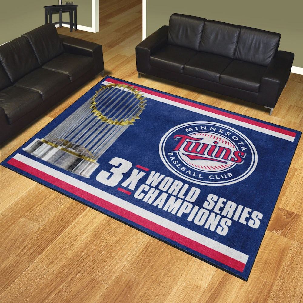 Minnesota Twins 8 x 10 DYNASTY Area Rug