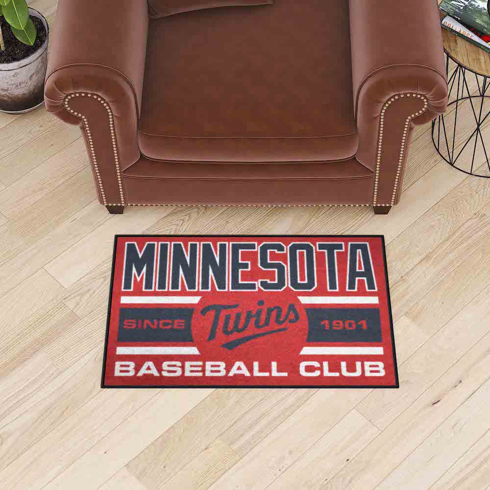 Minnesota Twins ALT LOGO UNIFORM Themed Floor Mat