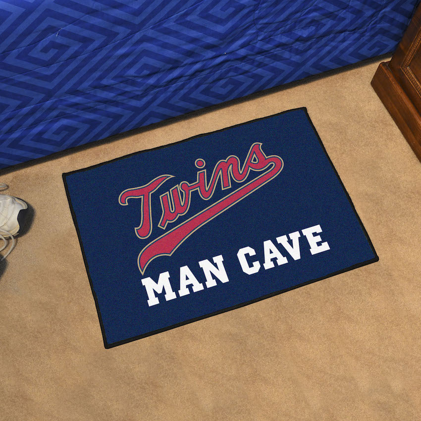 Minnesota Twins ALT LOGO MAN CAVE 20 x 30 STARTER Floor Mat