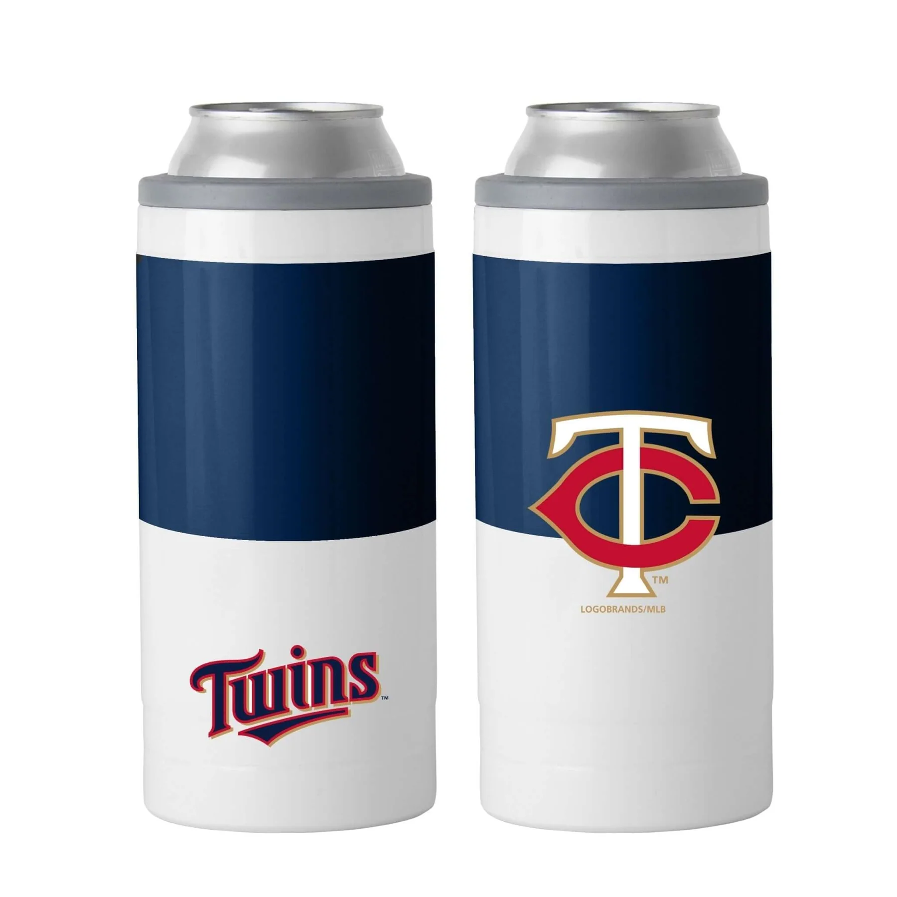 Minnesota Twins Colorblock 12 oz. Slim Can Coolie