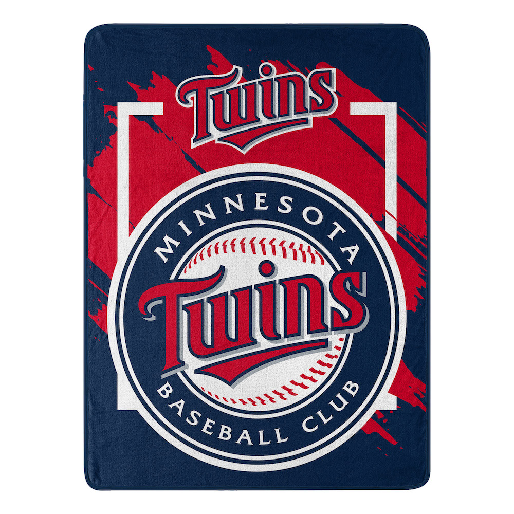 Minnesota Twins Micro Raschel 50 x 60 Team Blanket