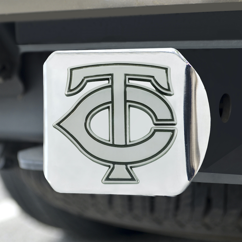 Minnesota Twins Chrome Trailer Hitch Cover