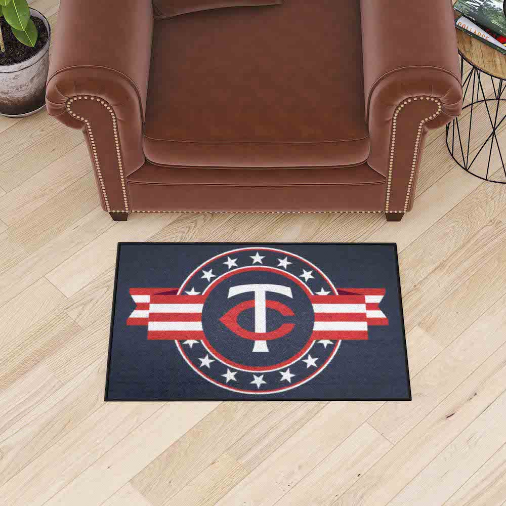 Minnesota Twins 20 x 30 PATRIOTIC Starter Floor Mat