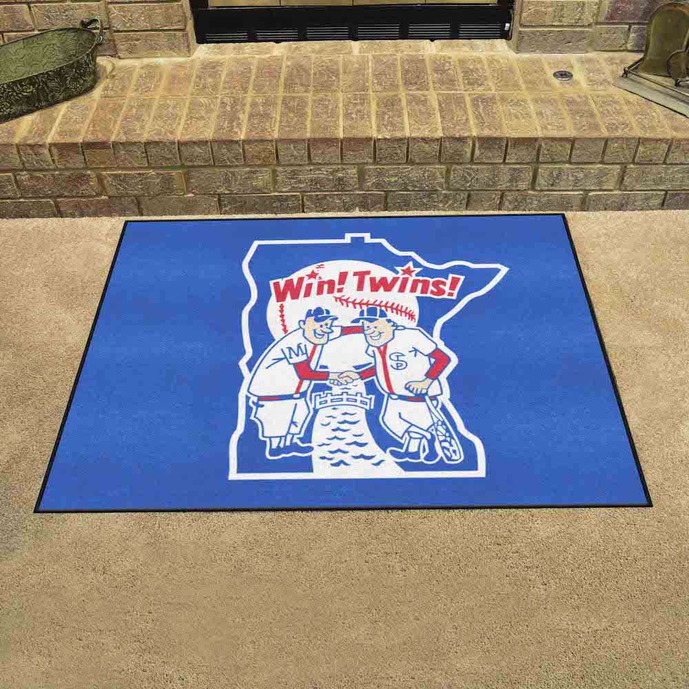 Minnesota Twins MLBCC Vintage ALL STAR 34 x 45 Floor Mat Throwback Logo