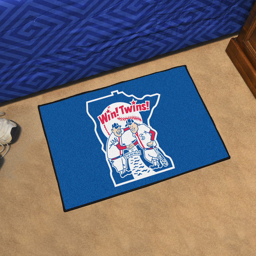 Minnesota Twins MLBCC Vintage 20 x 30 STARTER Floor Mat - Throwback Logo