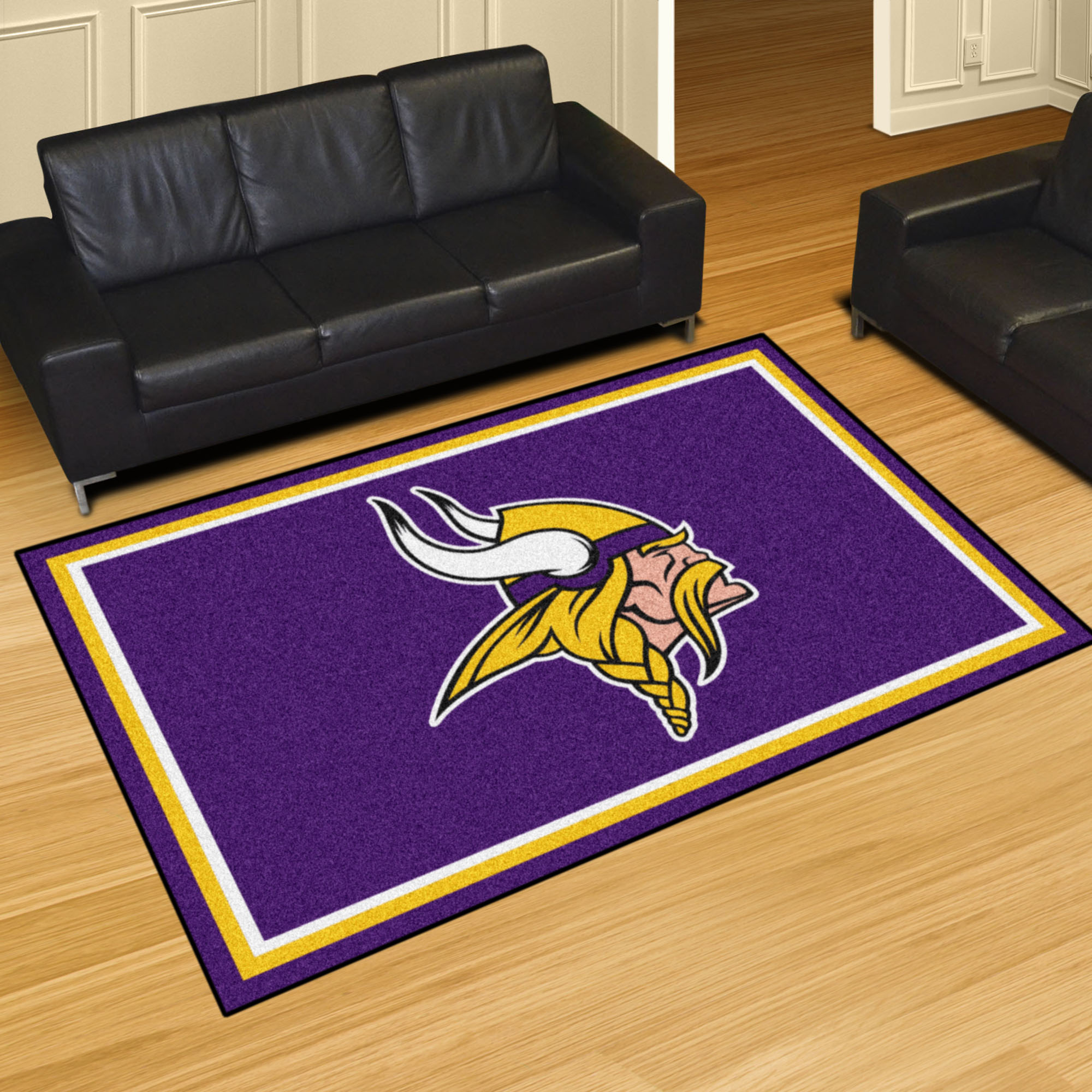 Minnesota Vikings 5x8 Area Rug