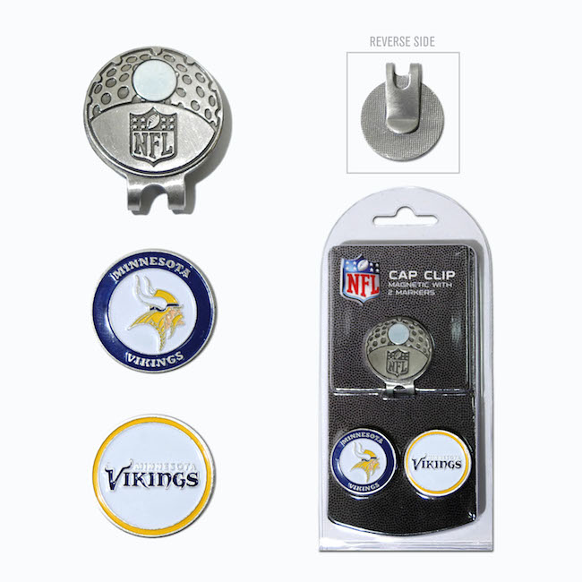 Minnesota Vikings Hat Clip With 2 Ball Markers