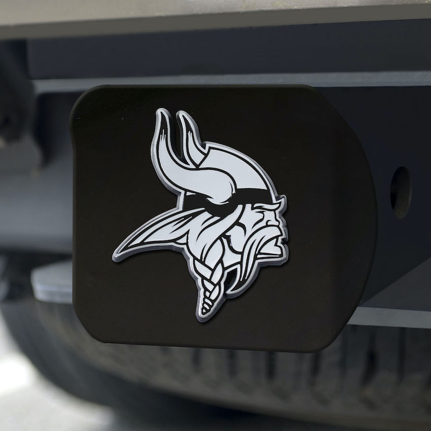 Minnesota Vikings BLACK Trailer Hitch Cover