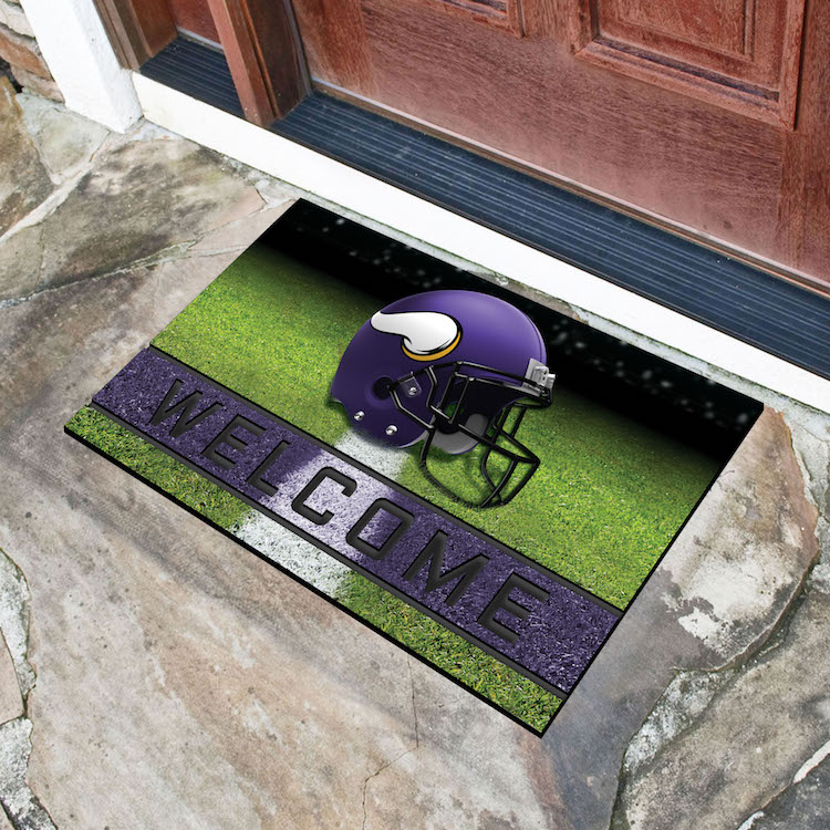 Minnesota Vikings Recycled Crumb Rubber Door Mat