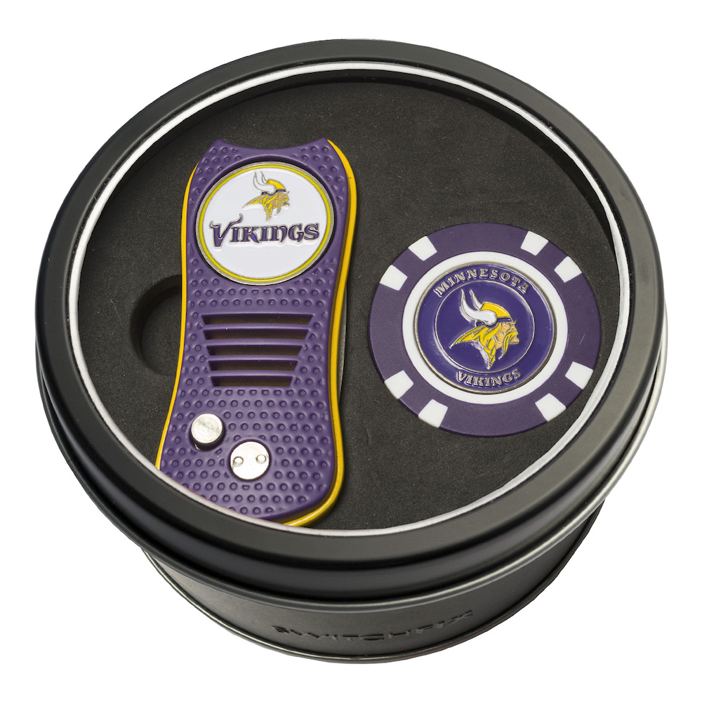 Minnesota Vikings Switchblade Divot Tool and Golf Chip Gift Pack