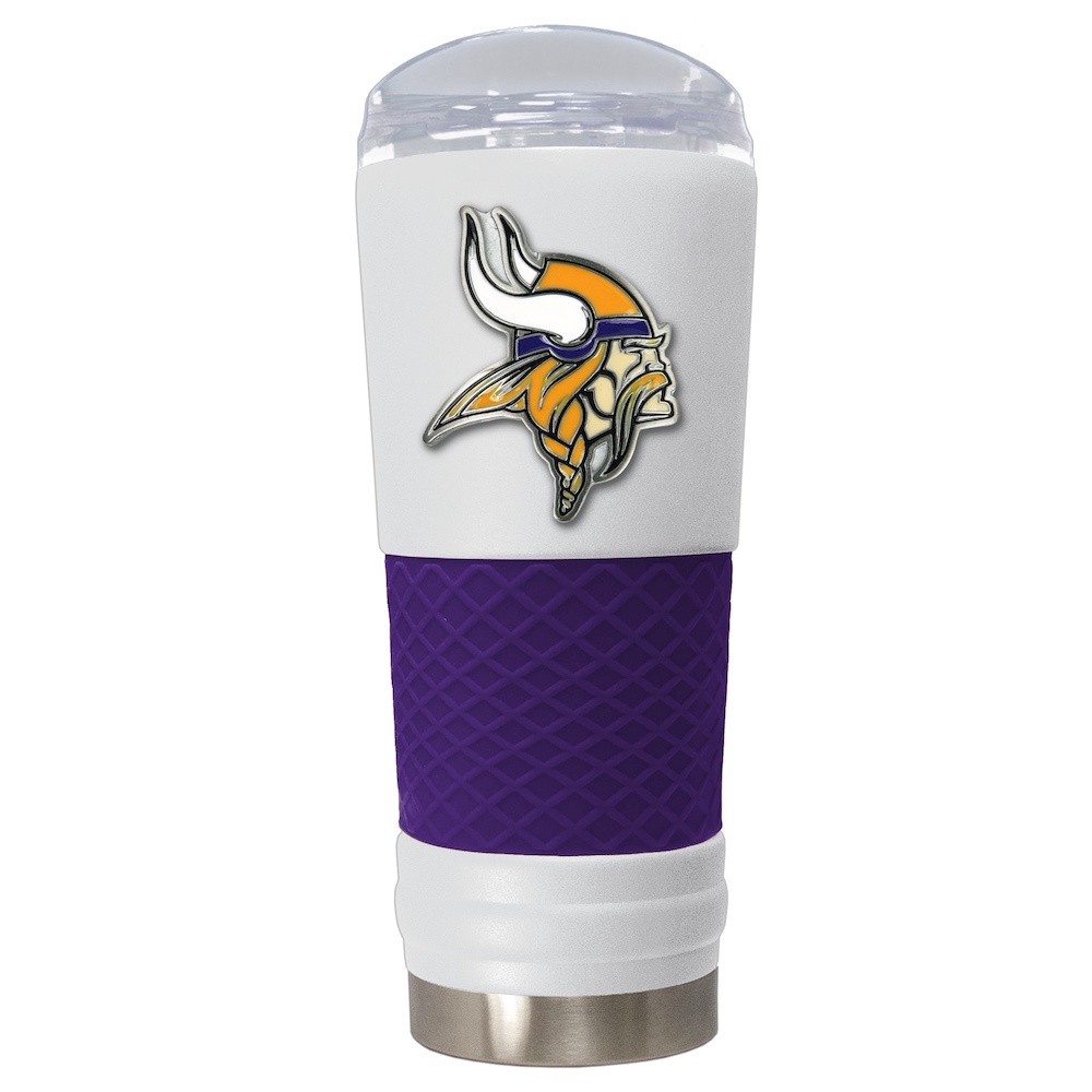 Minnesota Vikings 24 oz DRAFT SERIES NFL Powder Coated Insulated Travel Tumbler