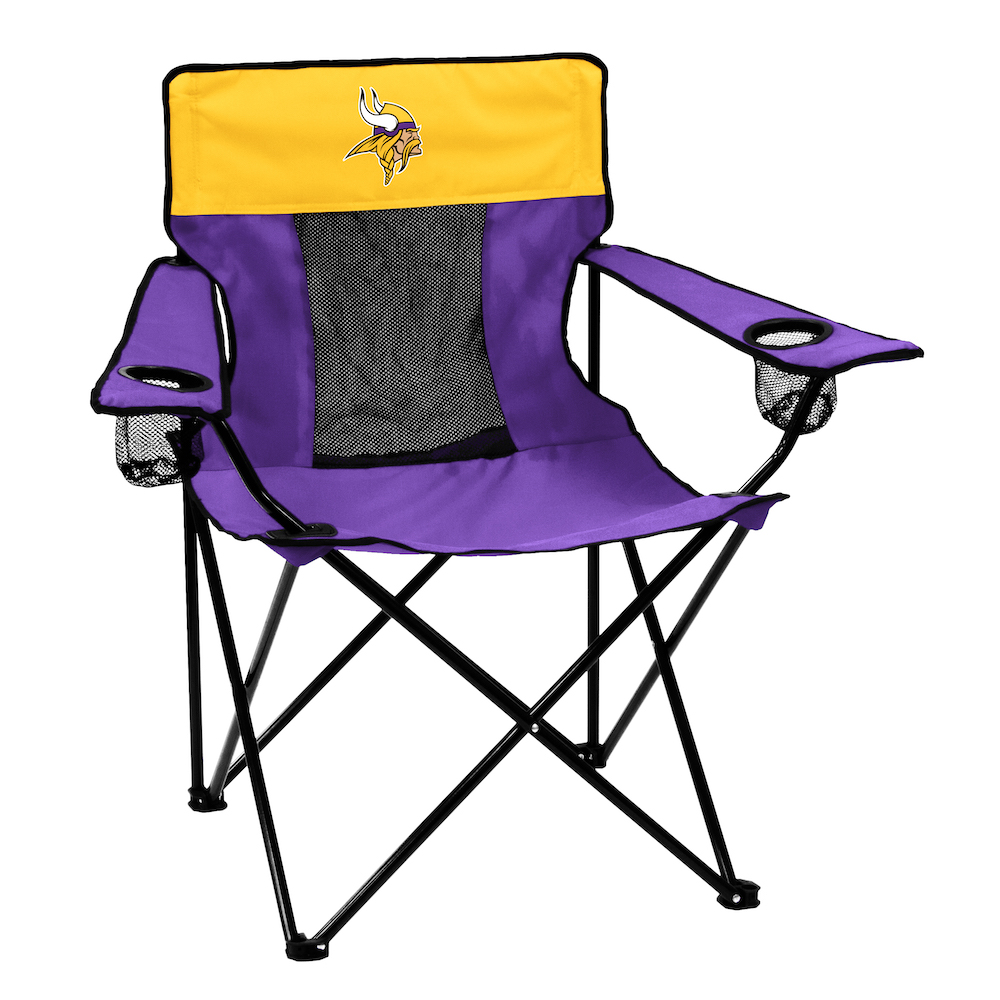 Minnesota Vikings ELITE logo folding camp style chair