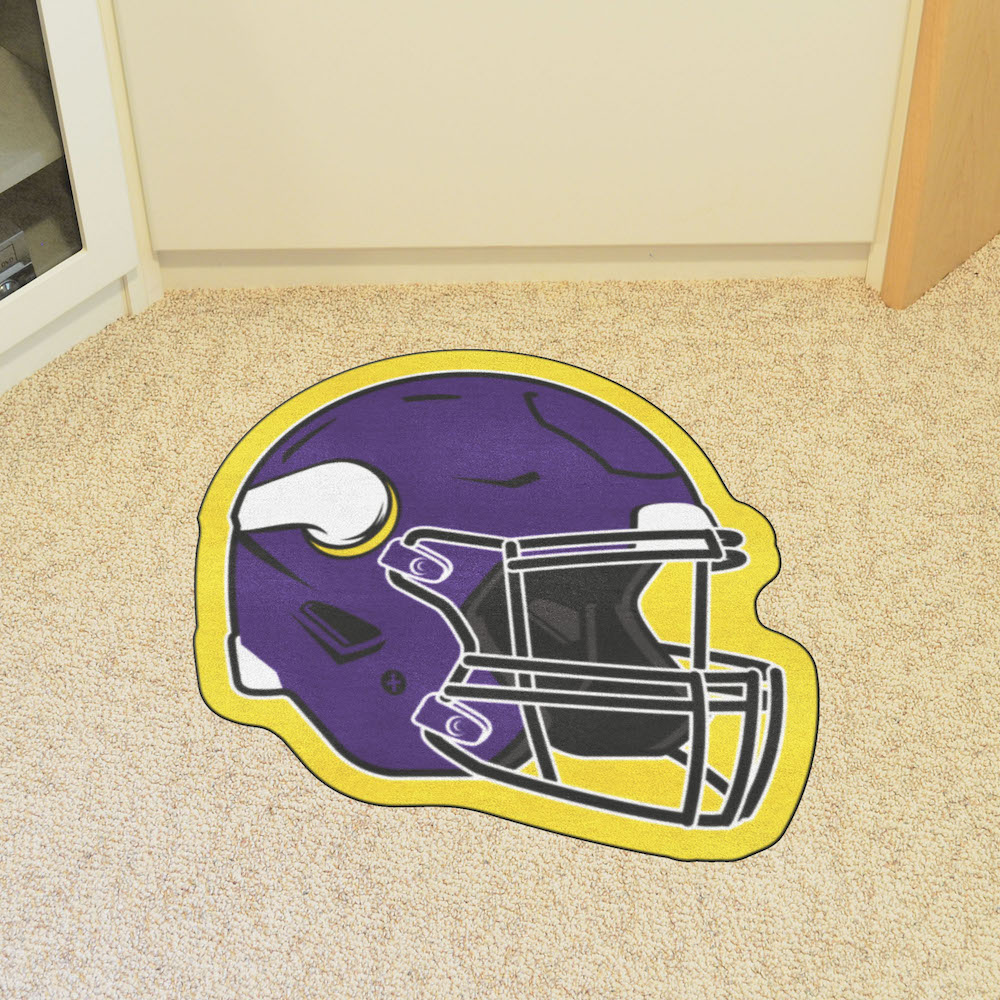 Minnesota Vikings NFL HELMET Mascot Mat