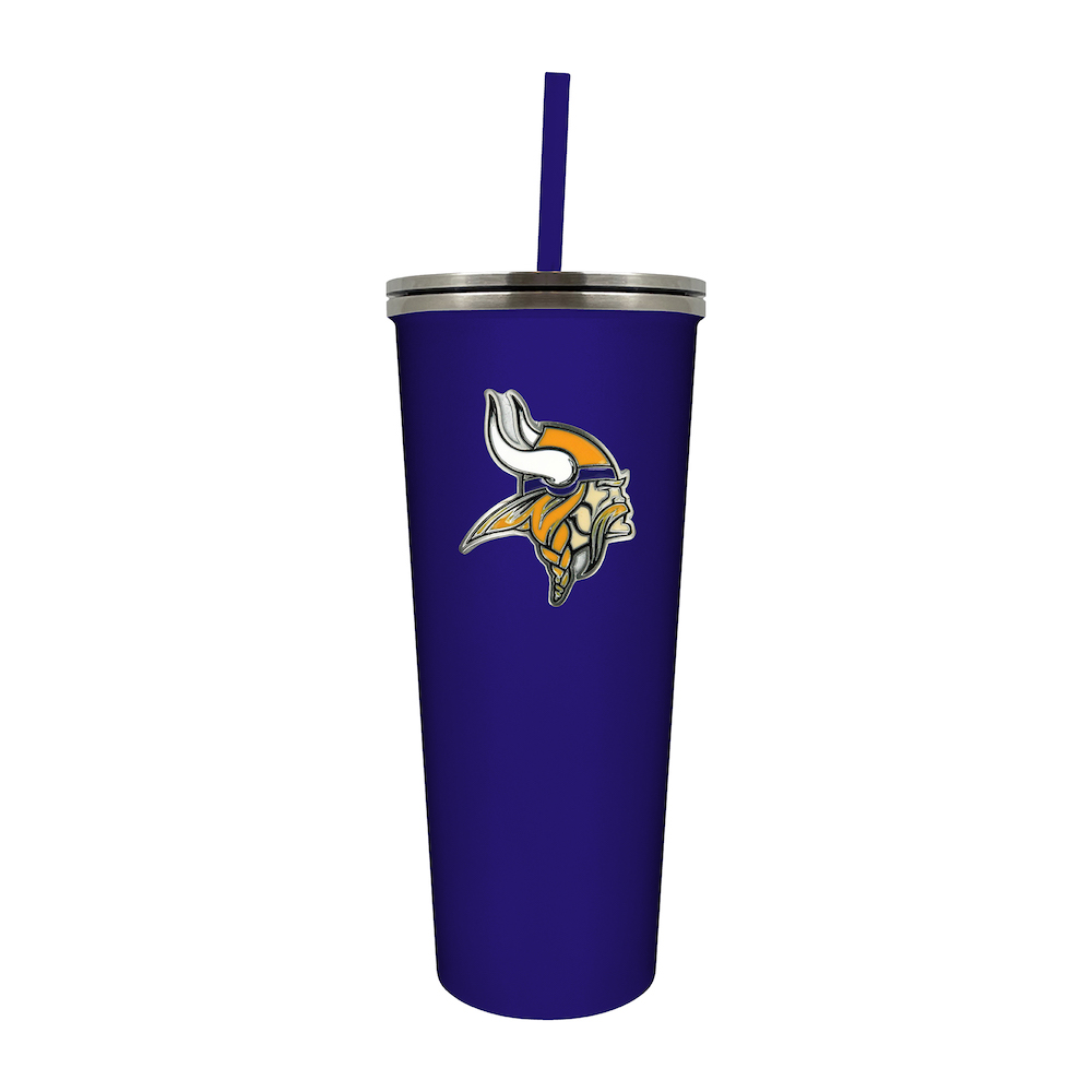 Minnesota Vikings 24 oz Team Color Skinny Tumbler