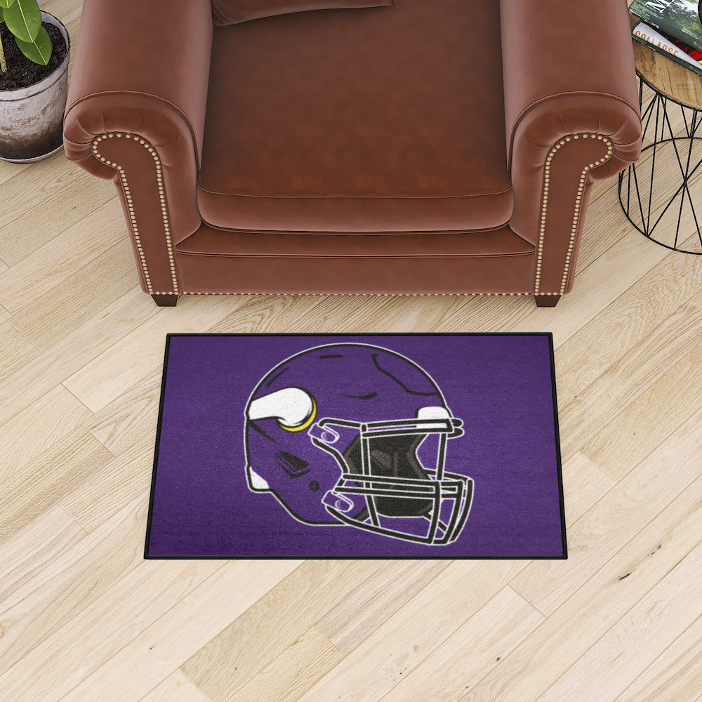 Minnesota Vikings 20 x 30 STARTER Floor Mat - Helmet Logo