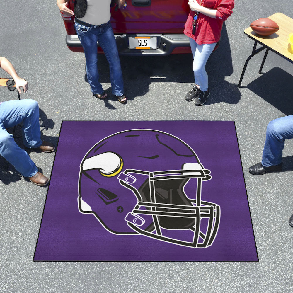 Minnesota Vikings TAILGATER 60 x 72 Rug - Helmet Logo