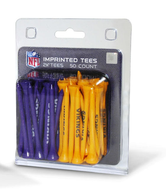 Minnesota Vikings 50 Imprinted Tee Pack