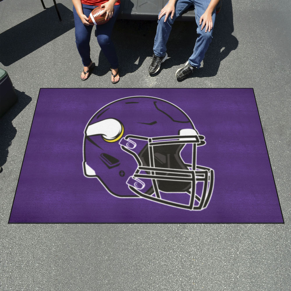 Minnesota Vikings ULTI-MAT 60 x 96 Rug - Helmet Logo