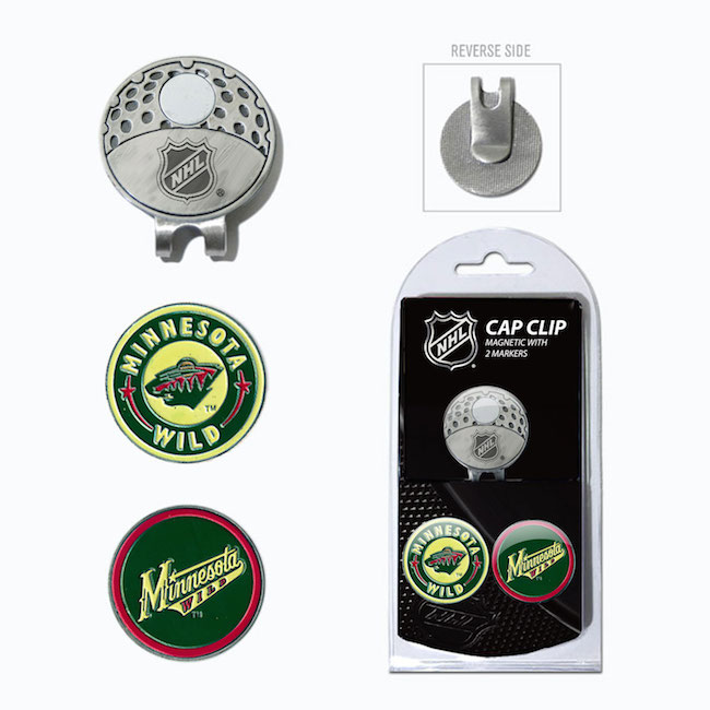 Minnesota Wild Hat Clip With 2 Ball Markers