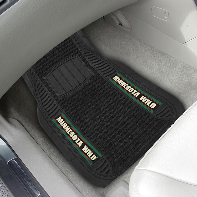 Minnesota Wild Deluxe 20 x 27 Car Floor Mats