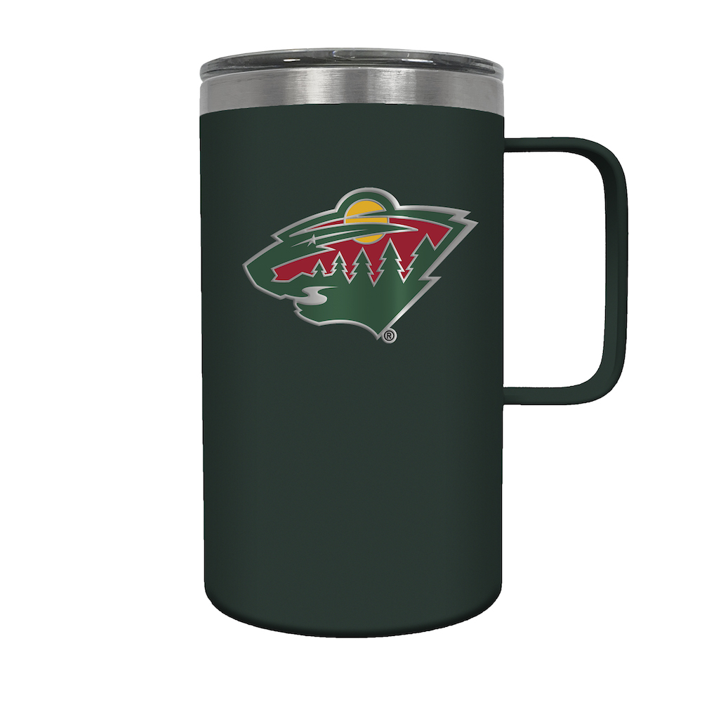 Minnesota Wild 18 oz HUSTLE Travel Mug - Team Color