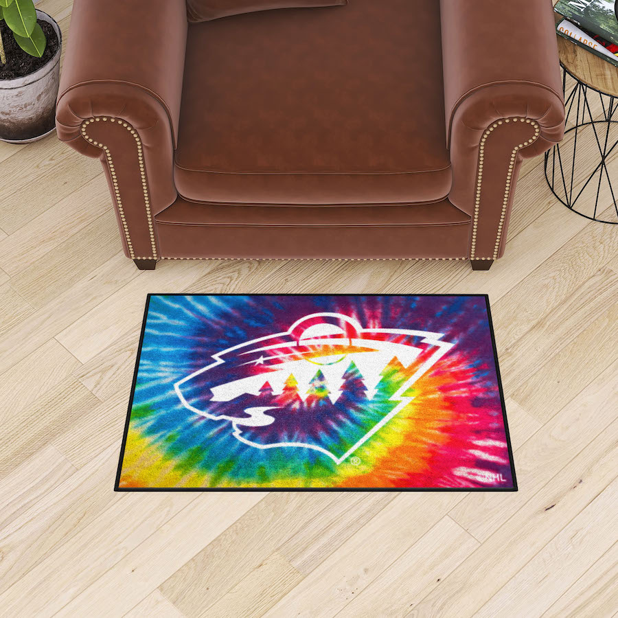 Minnesota Wild TIE-DIE 20 x 30 Starter Floor Mat