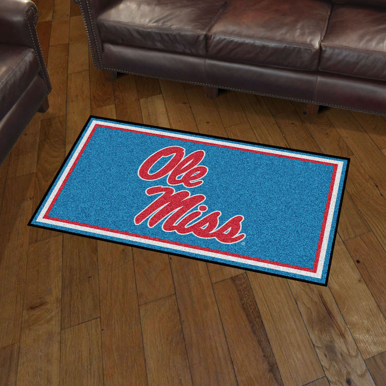 Mississippi Rebels 3x5 Area Rug